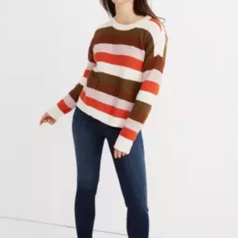 Madewell Patch Pocket Pullover Sweater - image 1